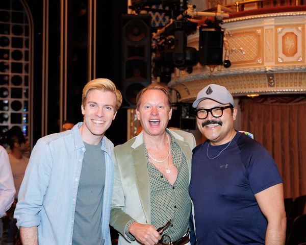 Billy Harrington Tighe, Carson Kressley, and Orville Mendoza Photo