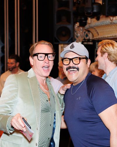 Carson Kressley and Orville Mendoza Photo