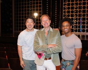 Raymond J. Lee, Carson Kressley, and John Michael Lyles Photo