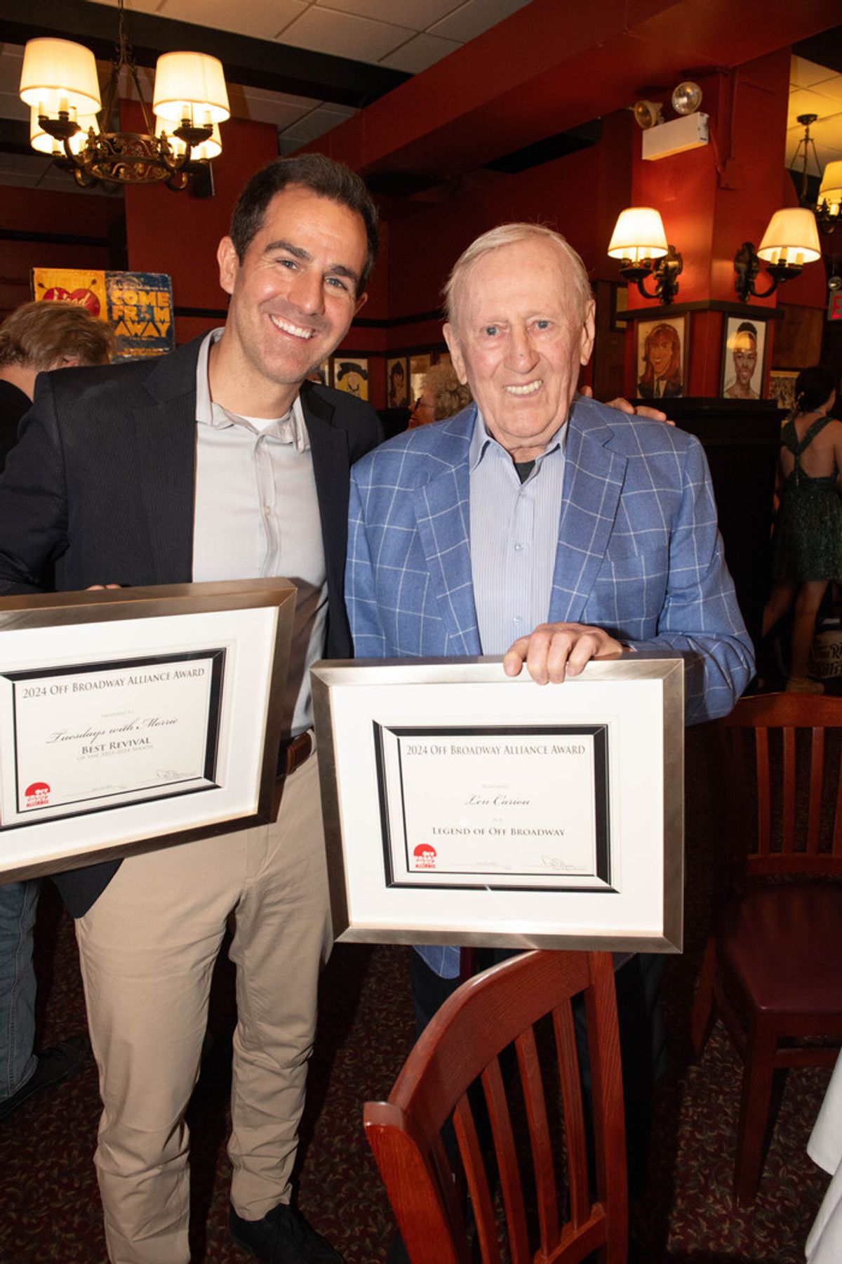 Chris Domig & Len Cariou  at 