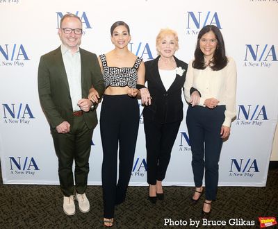 Playwright Mario Correa, Ana Villafane, Holland Taylor and Director Diane Paulus Photo
