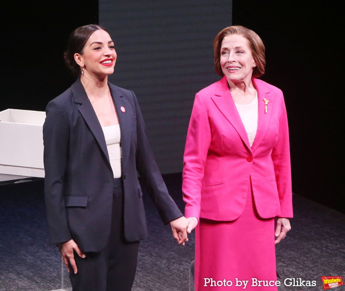 Ana Villafane and Holland Taylor at 