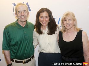 Bill  Shutzer, Director Diane Paulus and Faye Shutzer Photo
