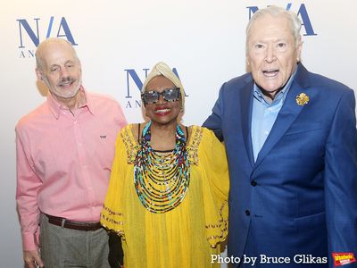 Jeffrey Richards, Irene Gandy and Bob Boyett Photo