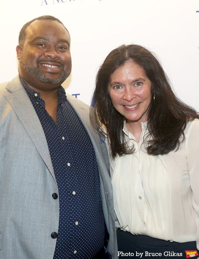Kelvin Dinkins Jr. and Director Diane Paulus Photo