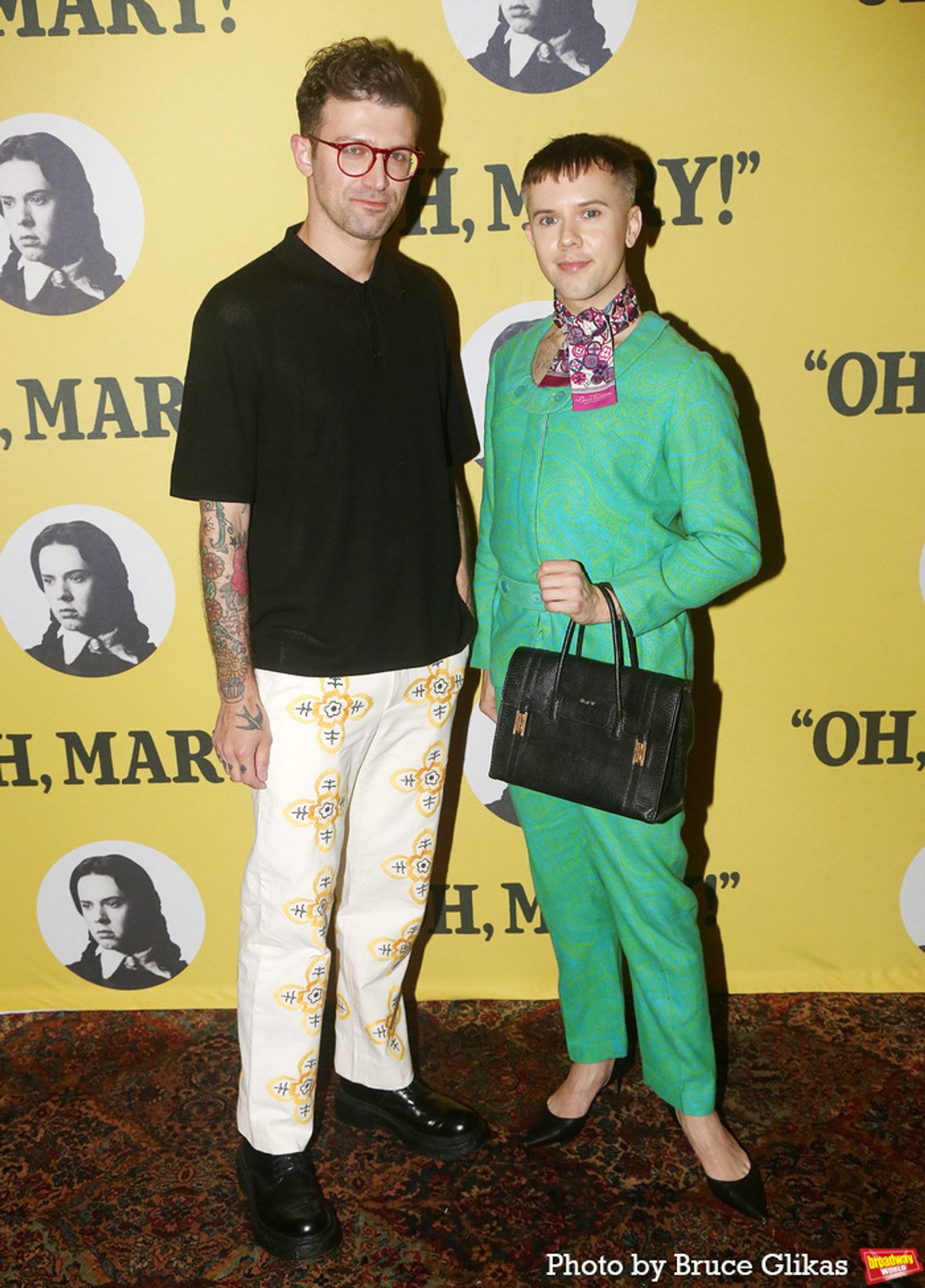 Director Sam Pinkleton and Cole Escola at 