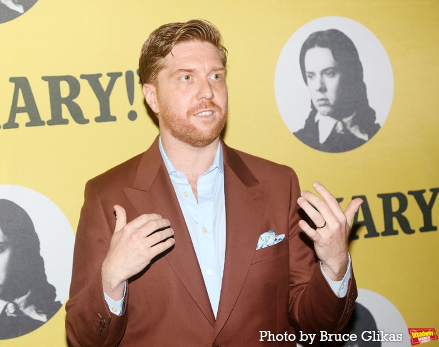 Photos: The Cast of OH, MARY! Meets the Press  Image