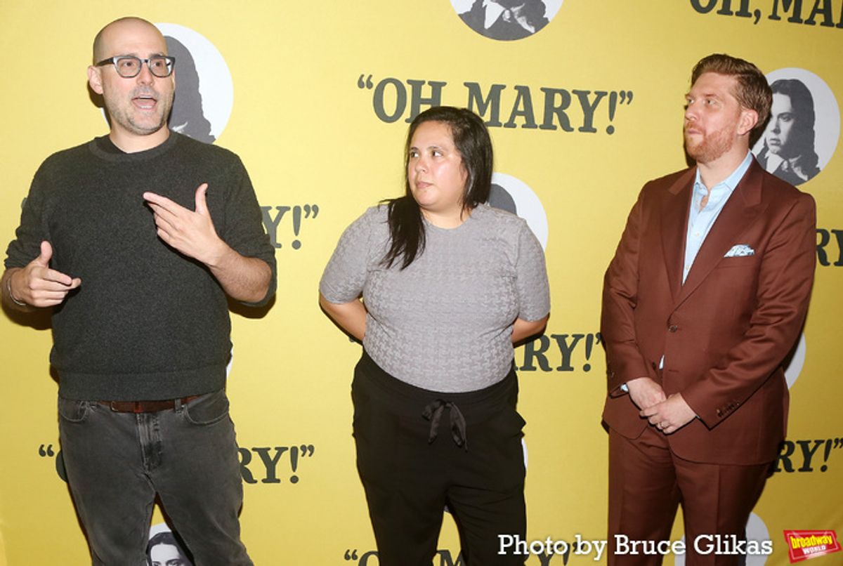 Producers Mike Lavoie, Carlee Briglia and Lucas McMahon at 