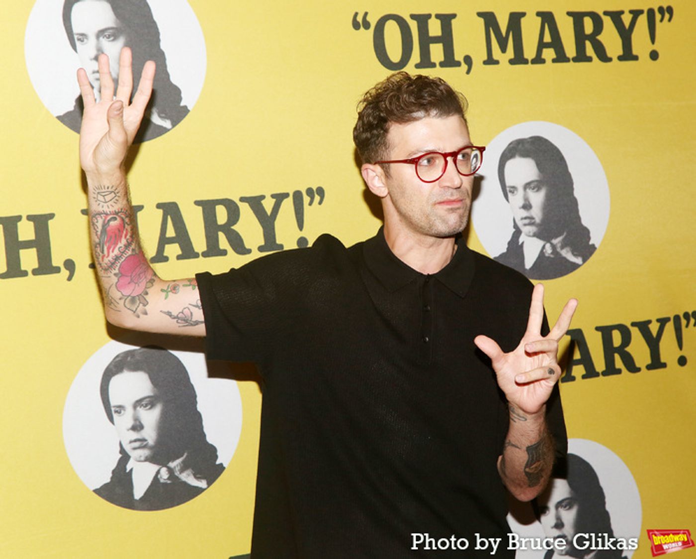 Photos: The Cast of OH, MARY! Meets the Press  Image