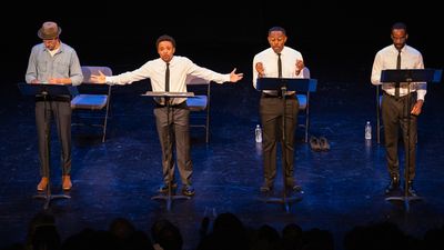James Patrick Nelson, Christopher Livingston , Larry Powell, and Dennis Renard  Photo