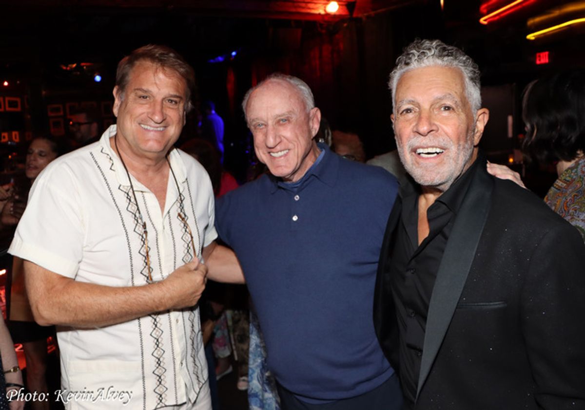 Jeff Calhoun, Kenneth Laub, Clint Holmes at 