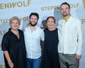 Meighan Gerachis, John Drea, Laurie Metcalf and Micah Stock Photo