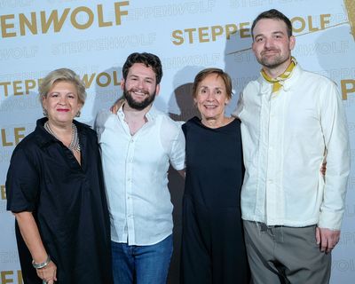 Meighan Gerachis, John Drea, Laurie Metcalf and Micah Stock Photo