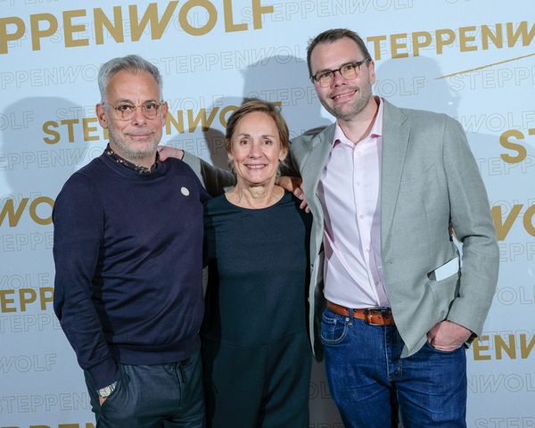 Joe Mantello, Laurie Metcalf and Samuel D. Hunter  Photo