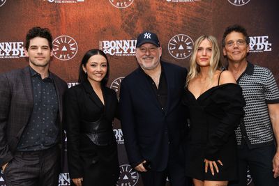 Jeremy Jordan, Frances Mayli McCann, Frank Wildhorn, Natalie McQueen, and Ivan Menche Photo