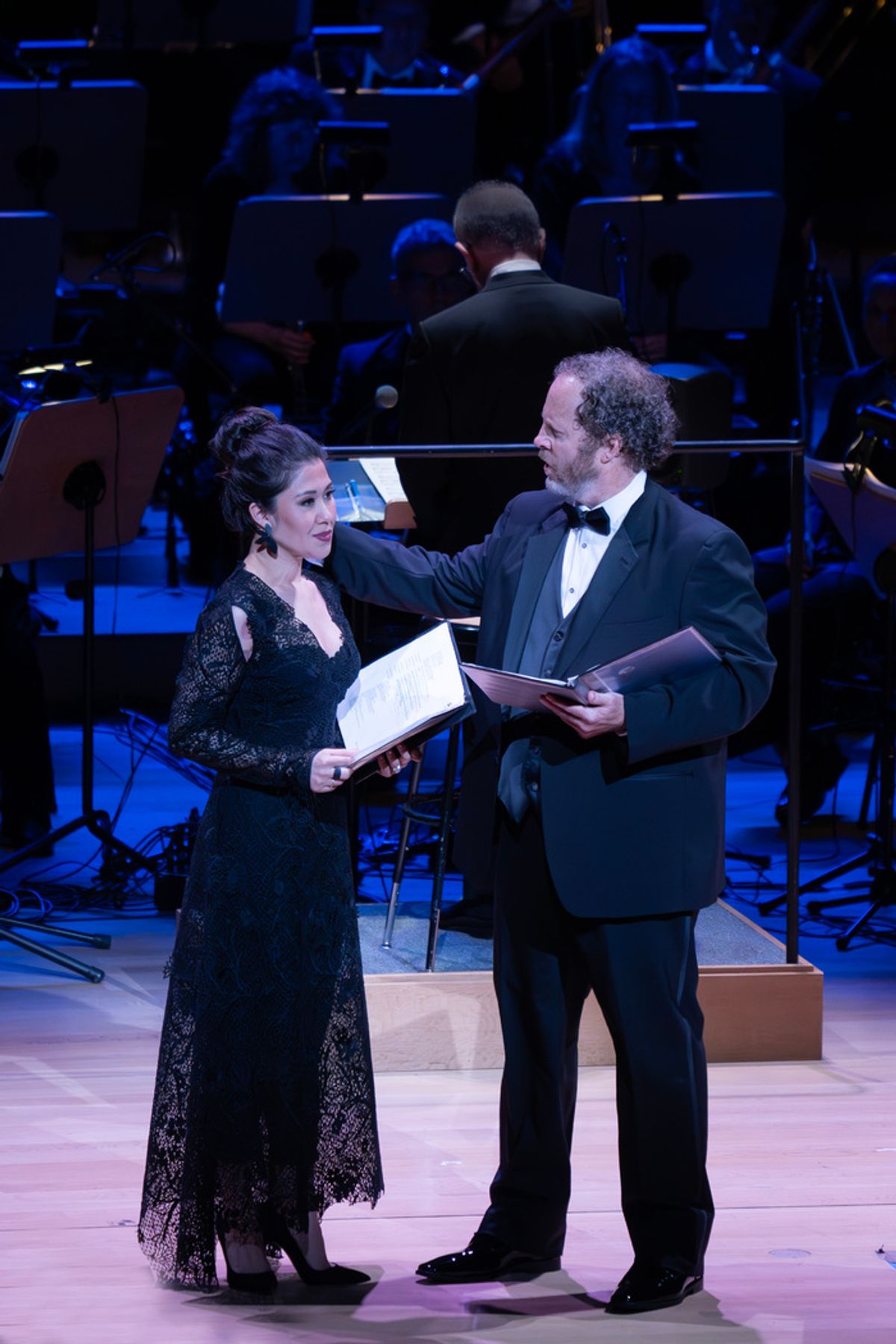 Ruthie Ann Miles and Shuler Hensley at 