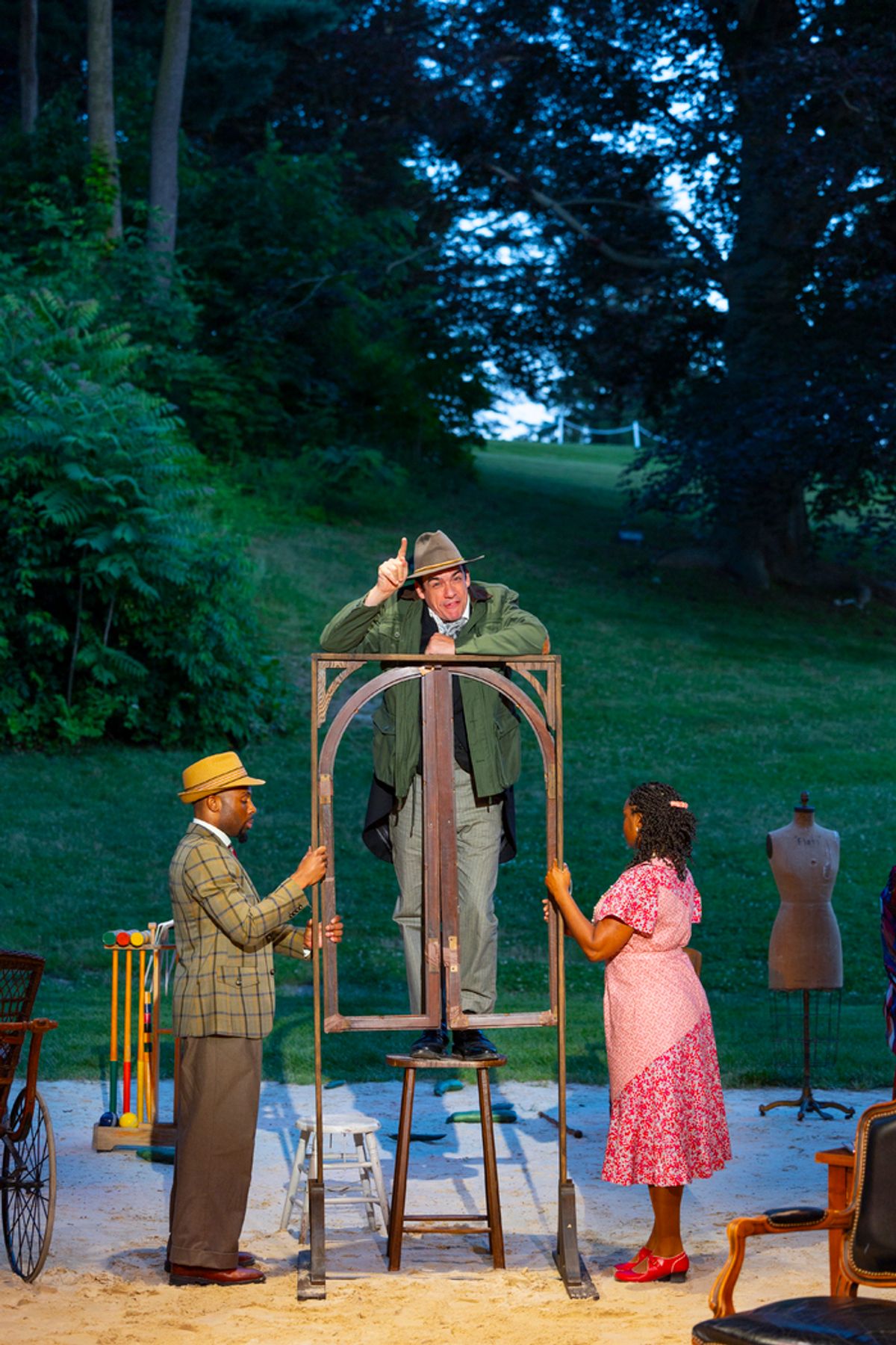 Travis Raeburn, Bobby Moreno, and Malika Samueli at 