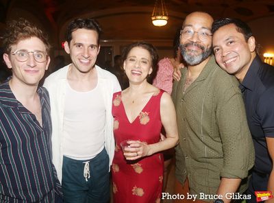 Nathan Salstone, Adam Chanler-Berat, Judy Kuhn, Eddie Cooperand Jose Llana Photo