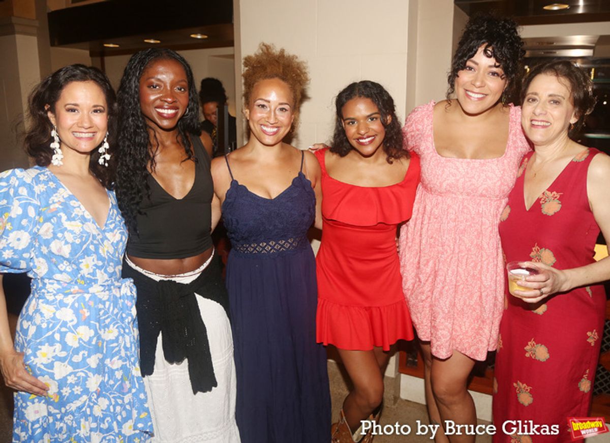 Ali Ewoldt, Emilie Kouatchou, Ashley Blanchet, Samantha Williams, Lilli Cooper and Judy Kuhn at 