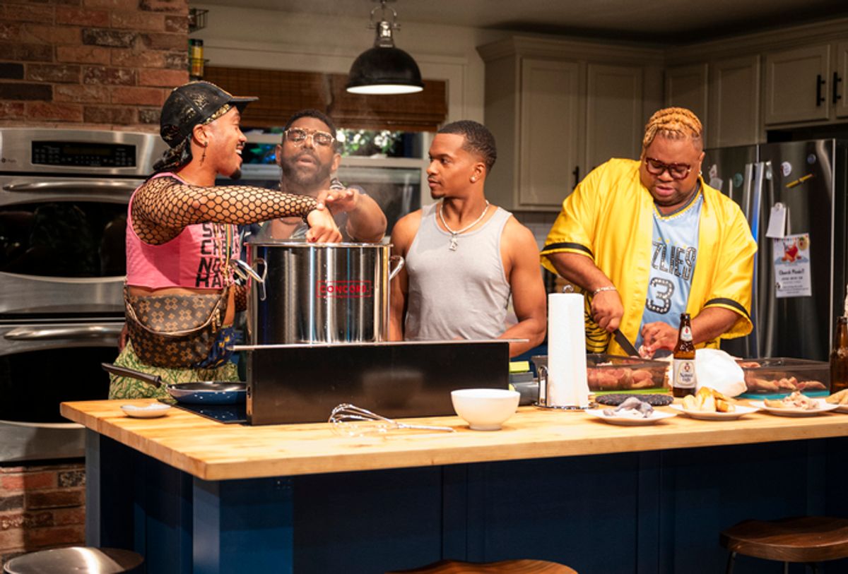 Joseph Anthony Byrd, Breon Arzell, Jabari Khaliq, and Thee Ricky Harris at 