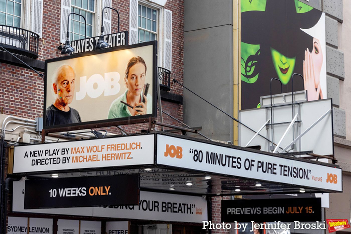 Up on the Marquee: JOB  Image