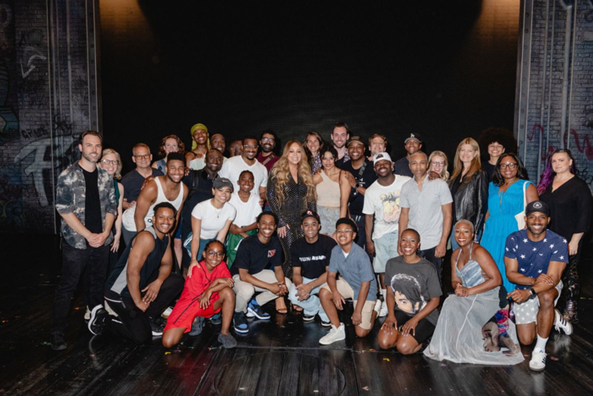 Mariah Carey with the Company of MJ at 