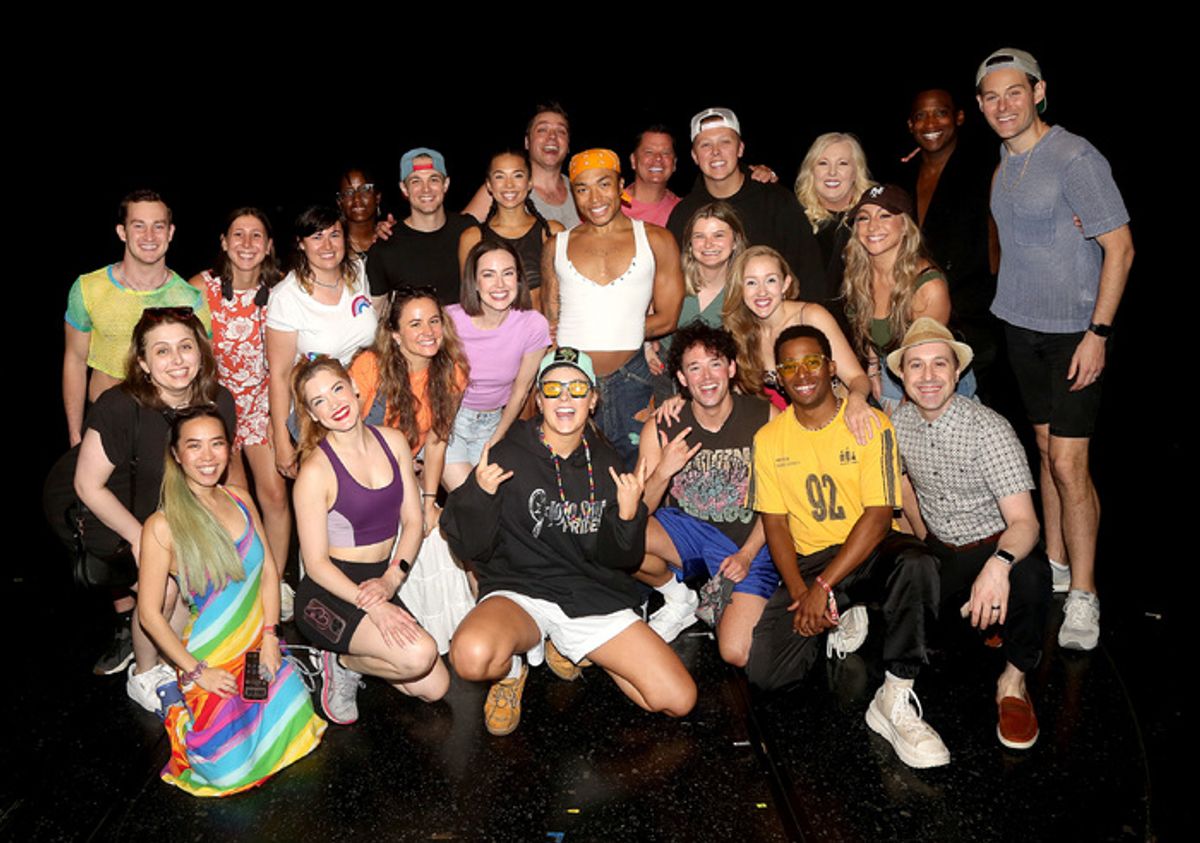 Jojo Siwa and the Cast of BACK TO THE FUTURE  at 