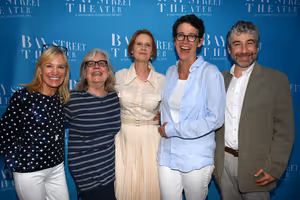 Tracy Mitchell, Lisa Peterson, Cynthia Nixon, Rachel Hauck, and Scott Schwartz Photo