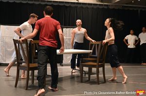 Jakob Karr with Adrian Lee, Megumi Iwama and Ian Spring Photo