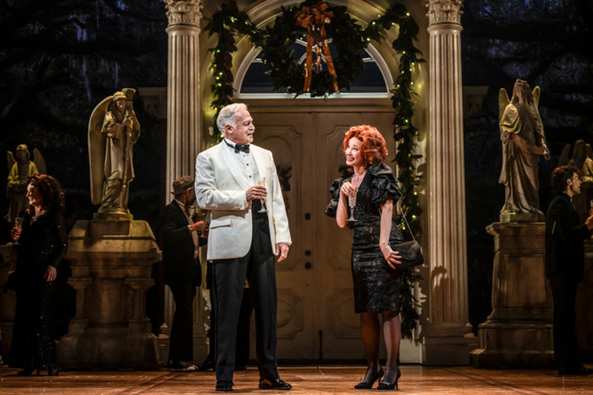 (In front, L-R) Tom Hewitt and Sierra Boggess. (In background, L-R) Jessica Molaskey, Sean Donovan and Christopher Kelley. at 