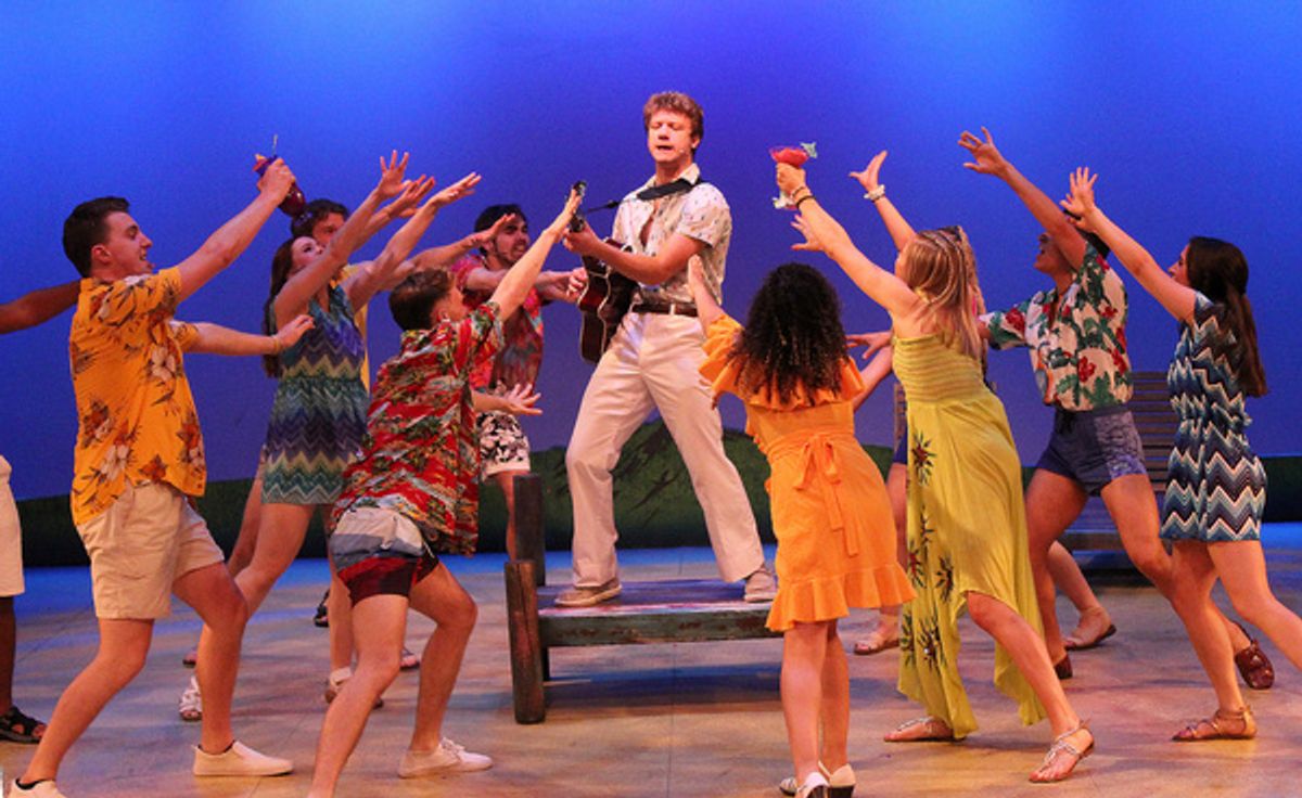 Nick Brogan and the cast at 