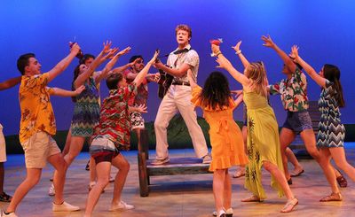 Nick Brogan and the cast Photo