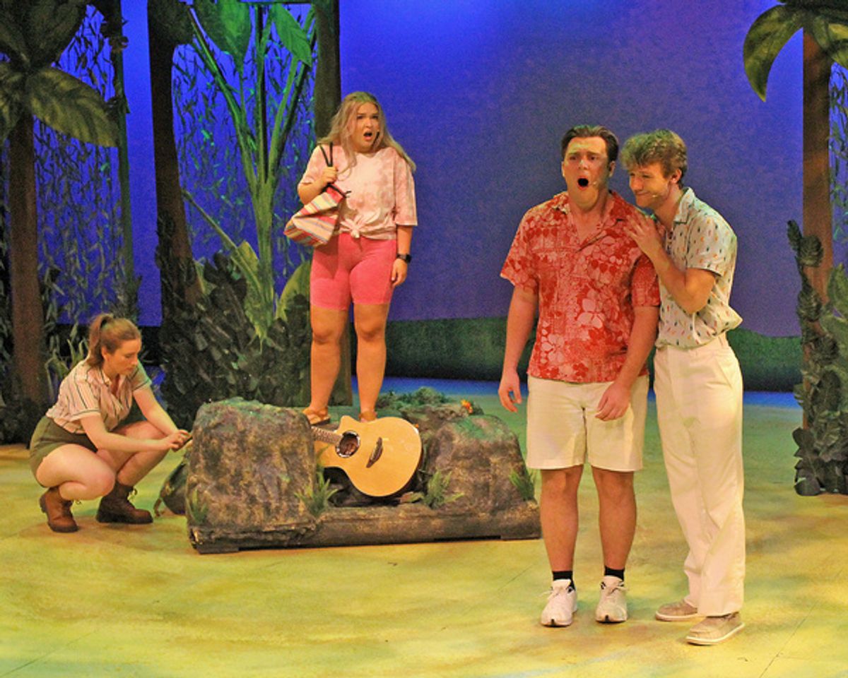 Brooke Melton, Olivia Goodman, Caleb Miofsky, and Nick Brogan at 