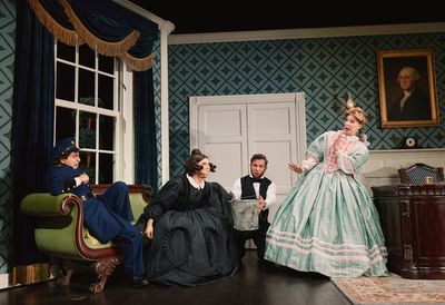 Tony Macht, Cole Escola, Conrad Ricamora, and Bianca Leigh Photo