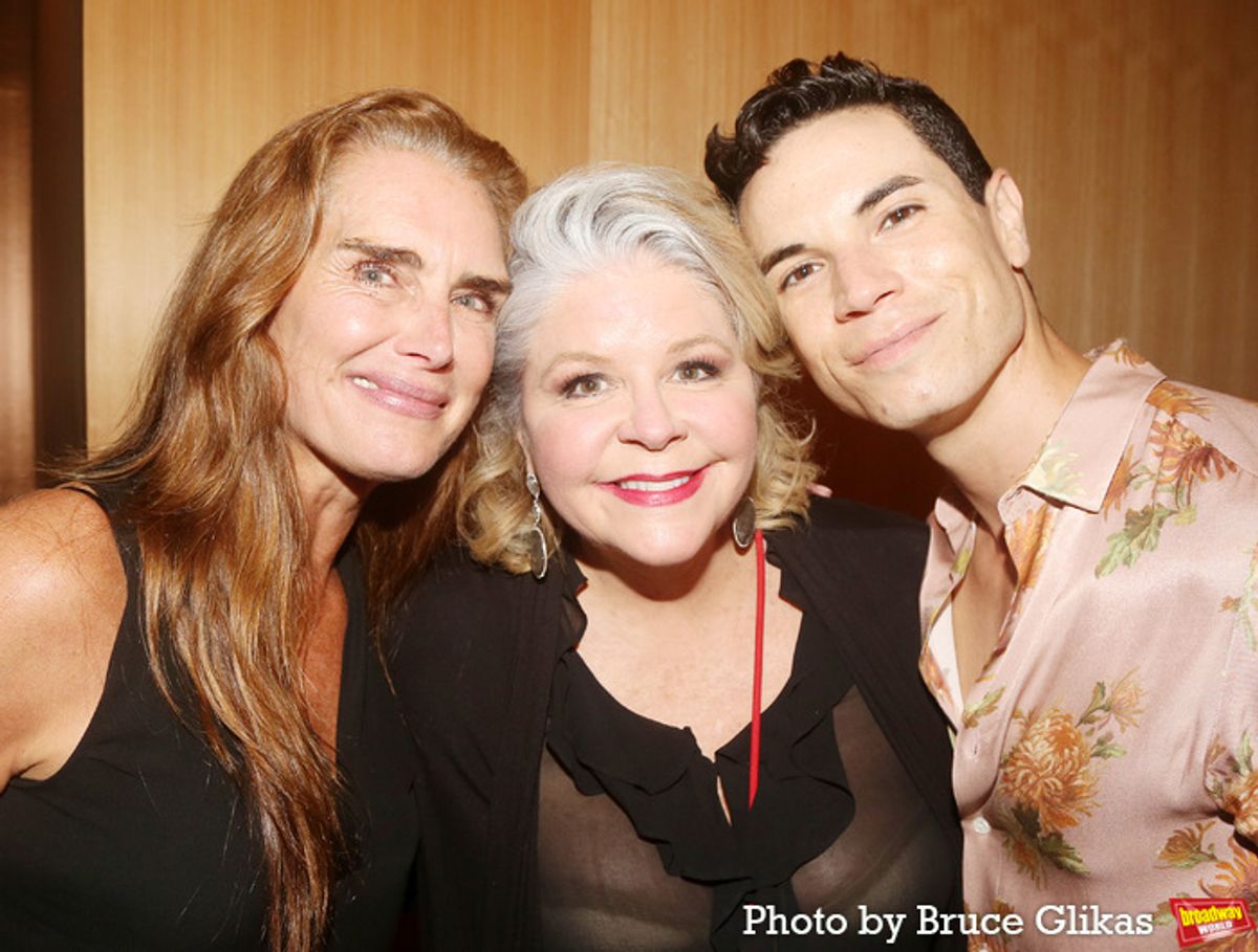 Brooke Shields Susan Graham and Jason Gotay at 