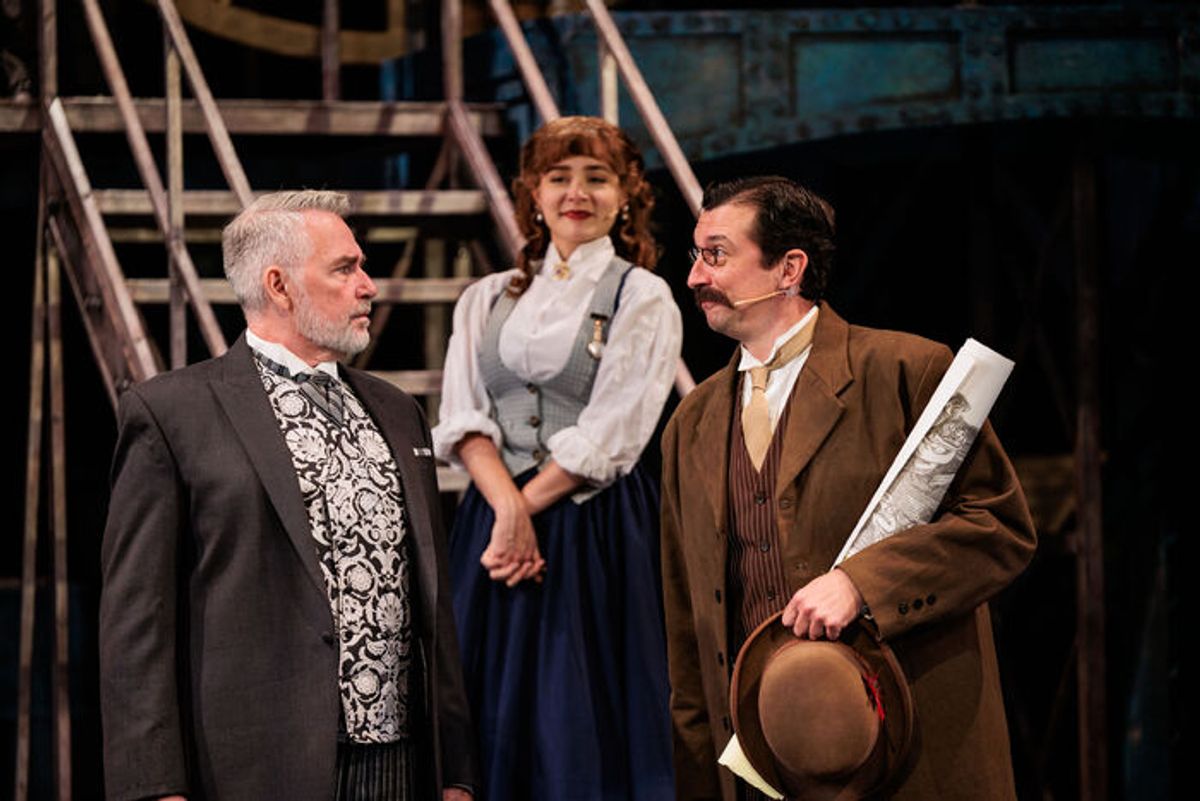 Christopher Carl, Sara Bartos, and Matthew Krob at 