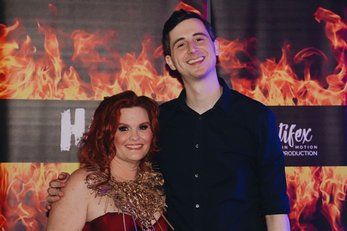 Beverly Baker, Kyle Branzel at 