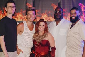 Tim Fitzgerald, Lance Gorton, Beverly Baker, Jack Mizrahi, Jon Jon Gorgeous Gucci Photo