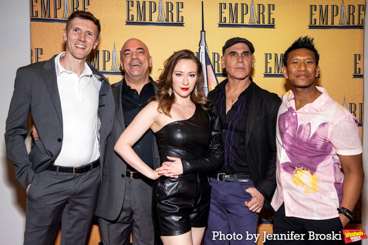 Matt Gibson, Paul Salvatoriello, Kaitlyn Davidson, Howard Kaye, Albert Guerzon at 