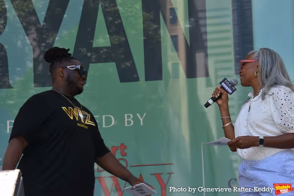 106.7 Lite FM's Helen Little is joined by Co Host Kyle Ramar Freeman Photo