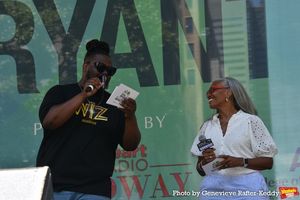 106.7 Lite FM's Helen Little is joined by Co Host Kyle Ramar Freeman @ BroadwayWorld 106.7 Lite FM's Helen Little is joined by Co Host Kyle Ramar Freeman Photo