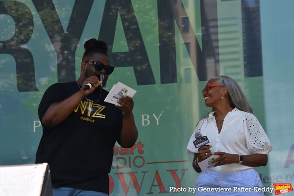 106.7 Lite FM's Helen Little is joined by Co Host Kyle Ramar Freeman Photo