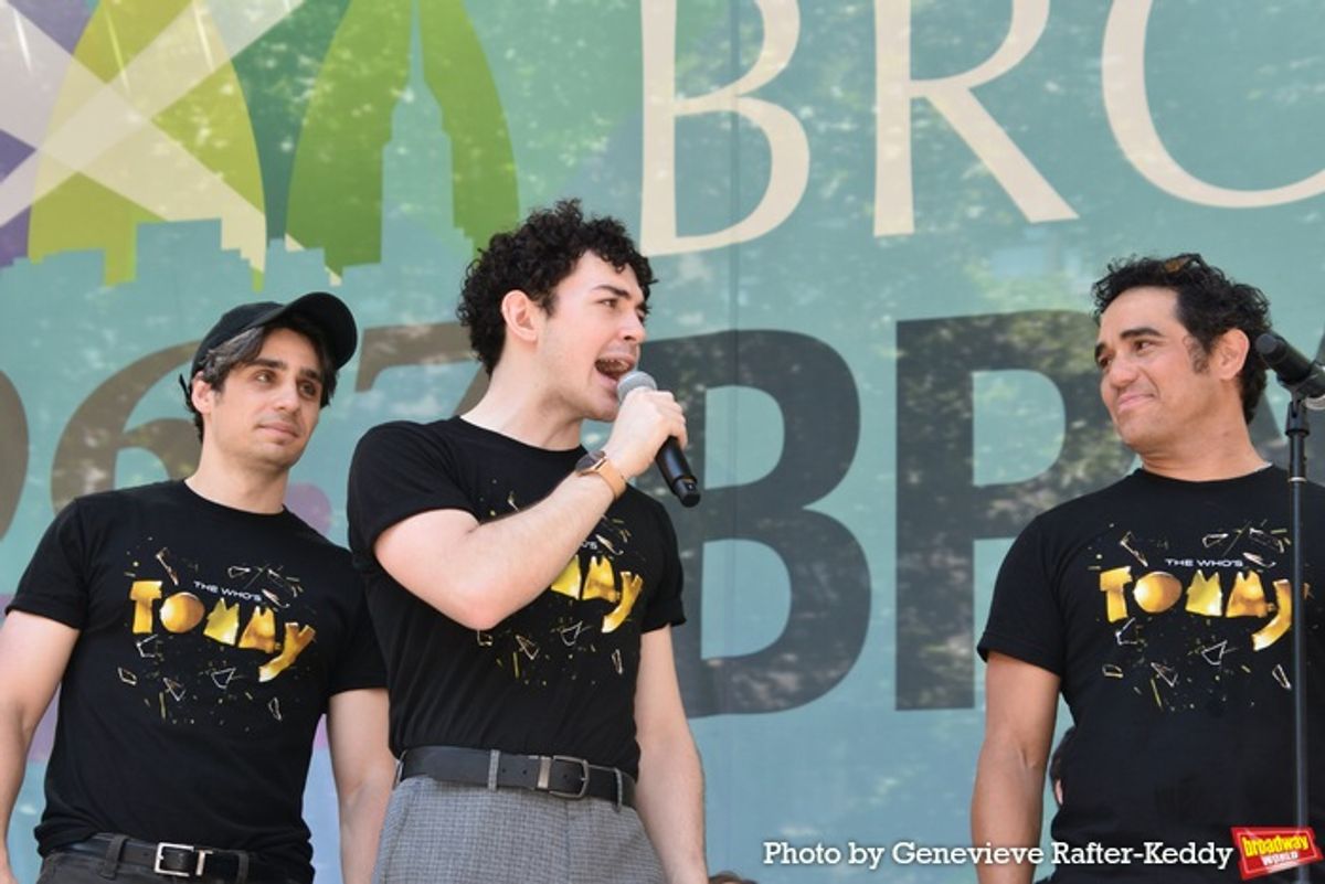 Bobby Conte, Ali Louis Bourzgui and Adam Jacobs at 