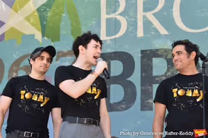 Bobby Conte, Ali Louis Bourzgui and Adam Jacobs Photo