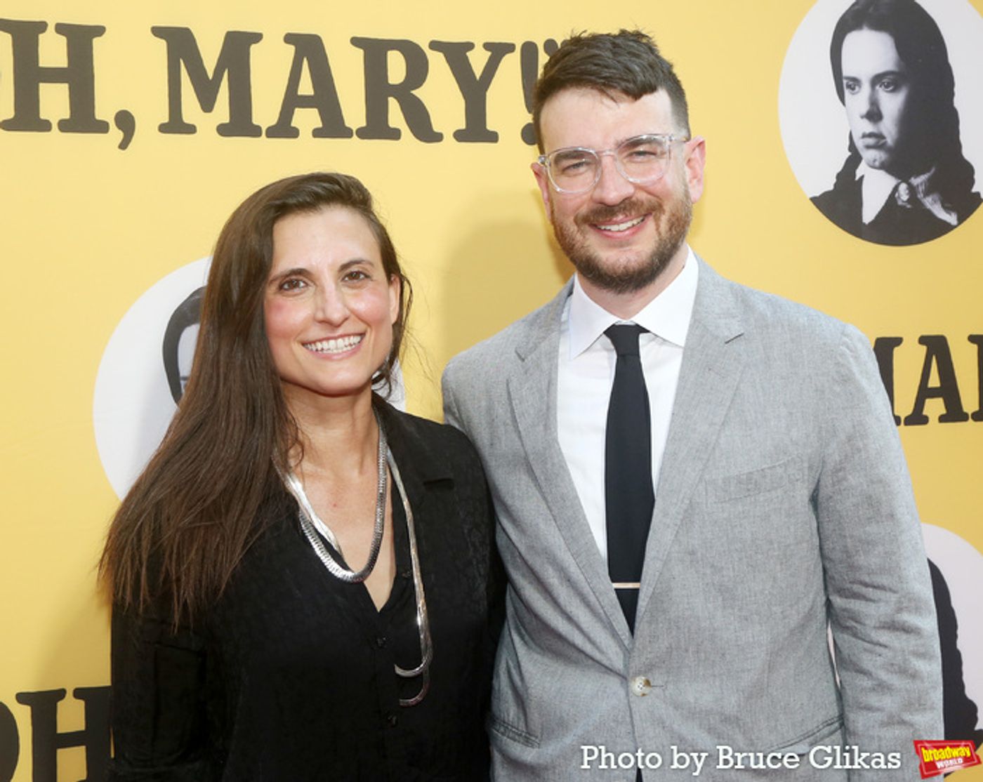 Photos: Austin Butler, Kaia Gerber, LuPone, Broderick & More Attend OH, MARY! Opening Night  Image