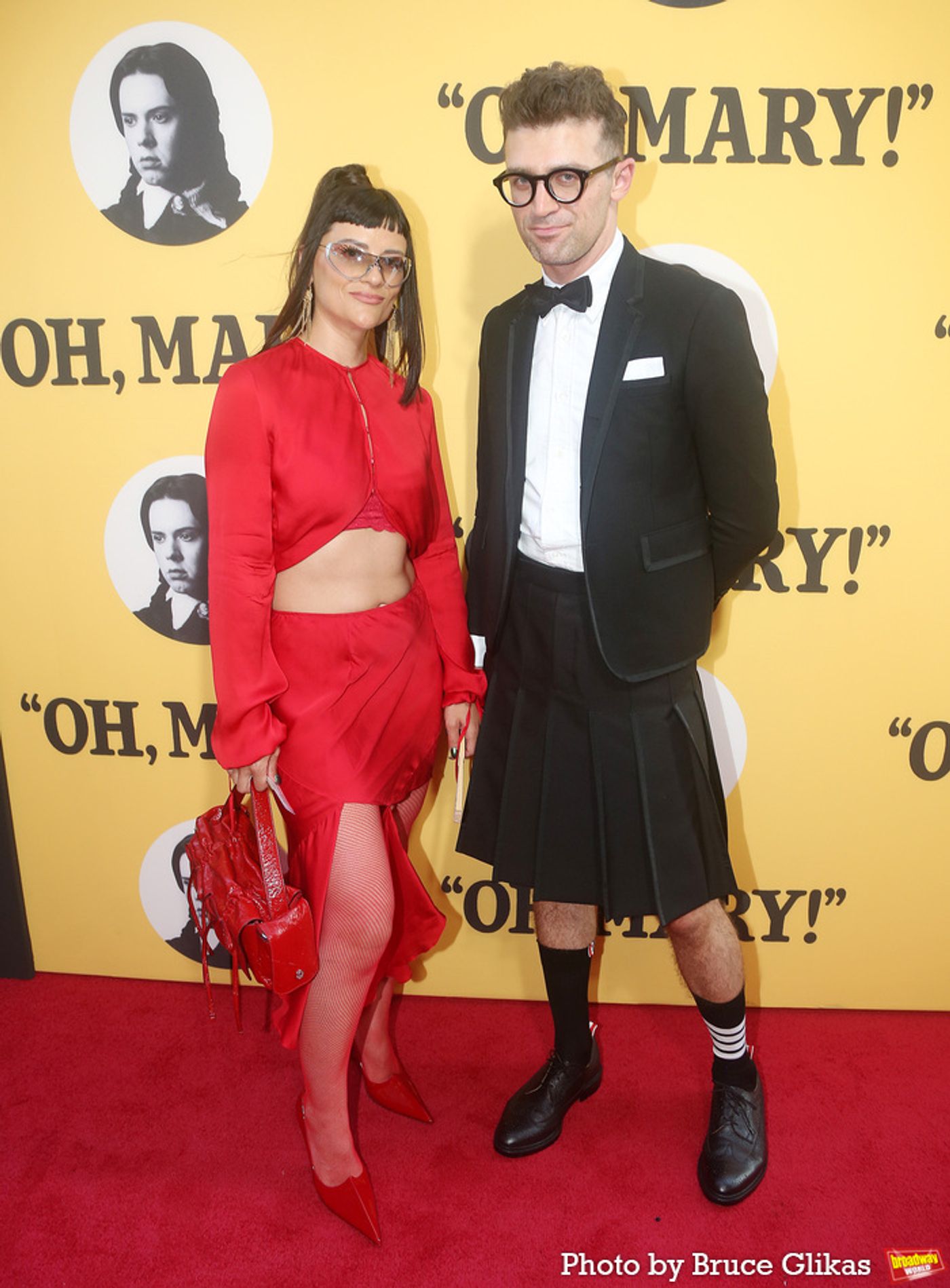 Photos: Austin Butler, Kaia Gerber, LuPone, Broderick & More Attend OH, MARY! Opening Night  Image