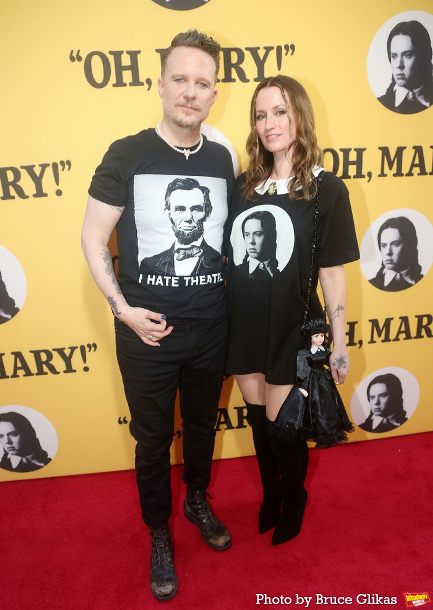 Photos: Austin Butler, Kaia Gerber, LuPone, Broderick & More Attend OH, MARY! Opening Night  Image
