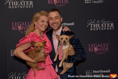 Lara Hayhurst and Trey Compton with Little Ricky and Cha Cha Photo
