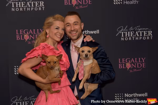Lara Hayhurst and Trey Compton with Little Ricky and Cha Cha Photo