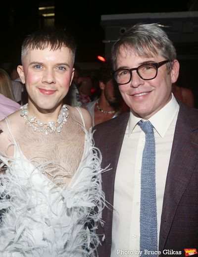 Cole Escola and Matthew Broderick  Photo